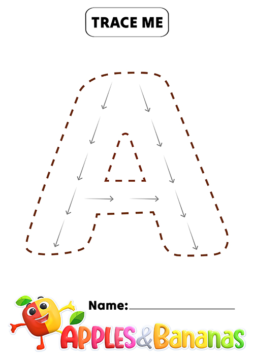 Trace Me — Letter A